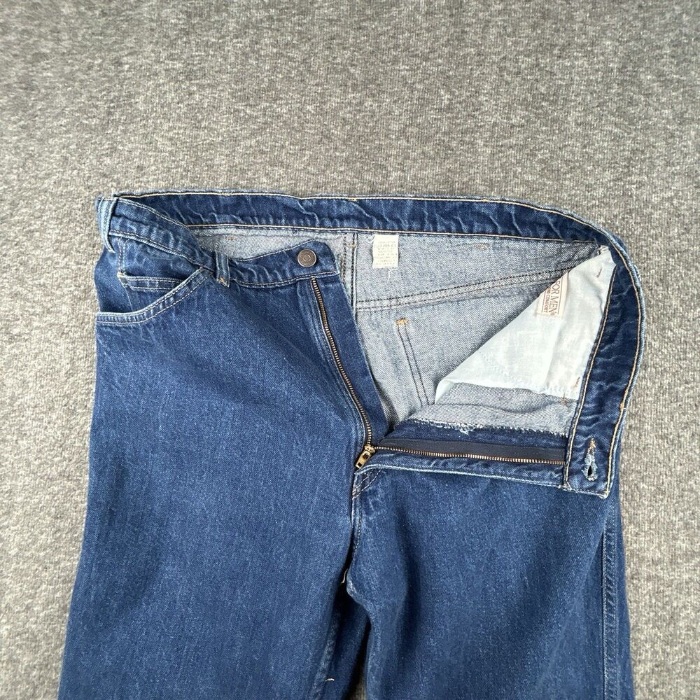 Levi's VTG Orange Tab Mens Jeans Sz 34x32 (Tag 36x32) 40830-7117 Blue Denim 80s - Picture 9 of 9